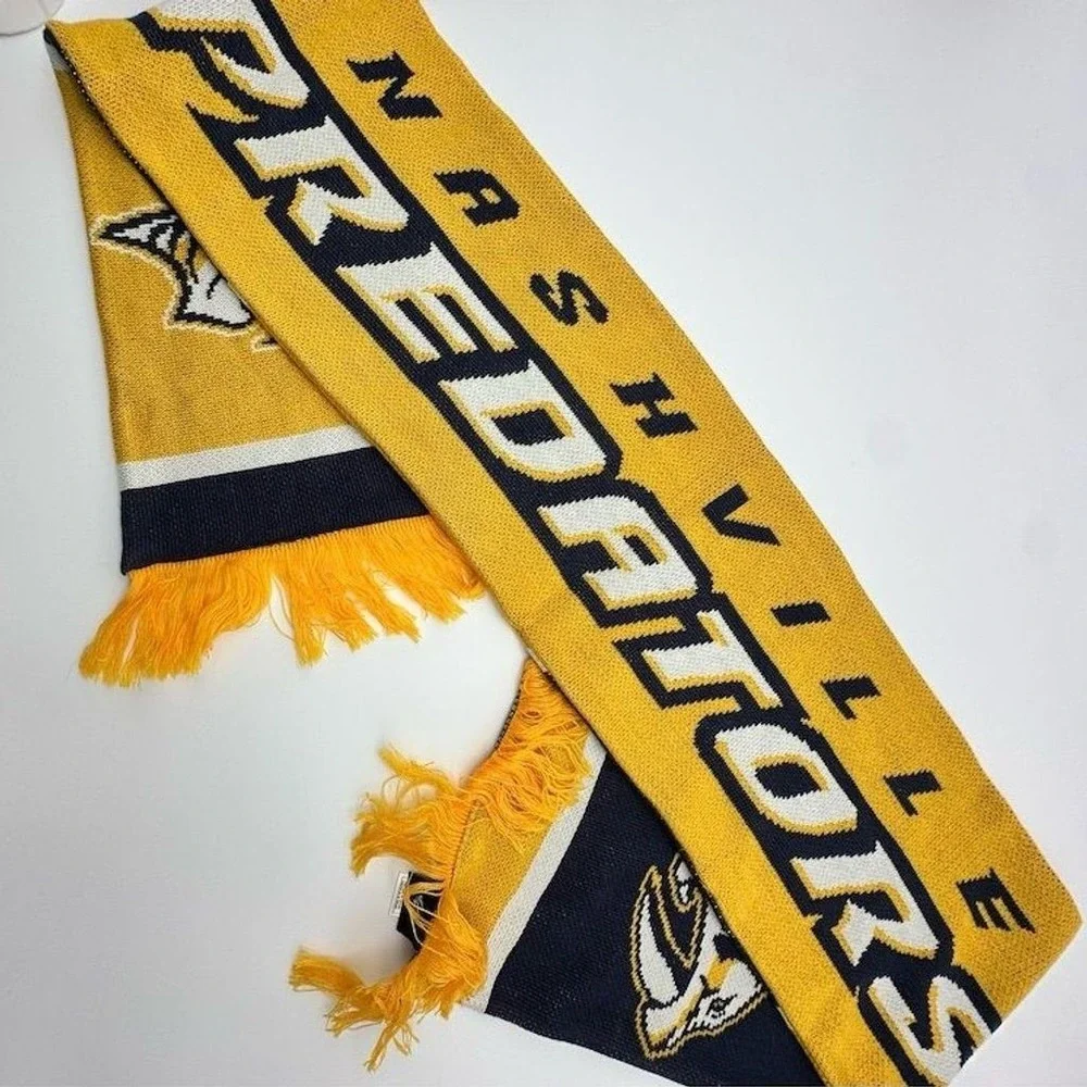 Nashville Predators Yellow Home‎ Jersey Scarf Unisex Adult NHL